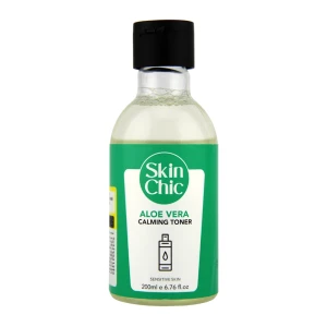 تونر صورت پوست حساس اسکین شیک عصاره آلوئه ورا